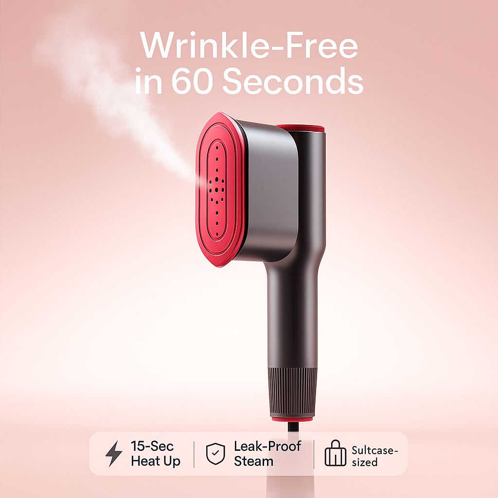 Portable 2-in-1 Steamer & Iron™