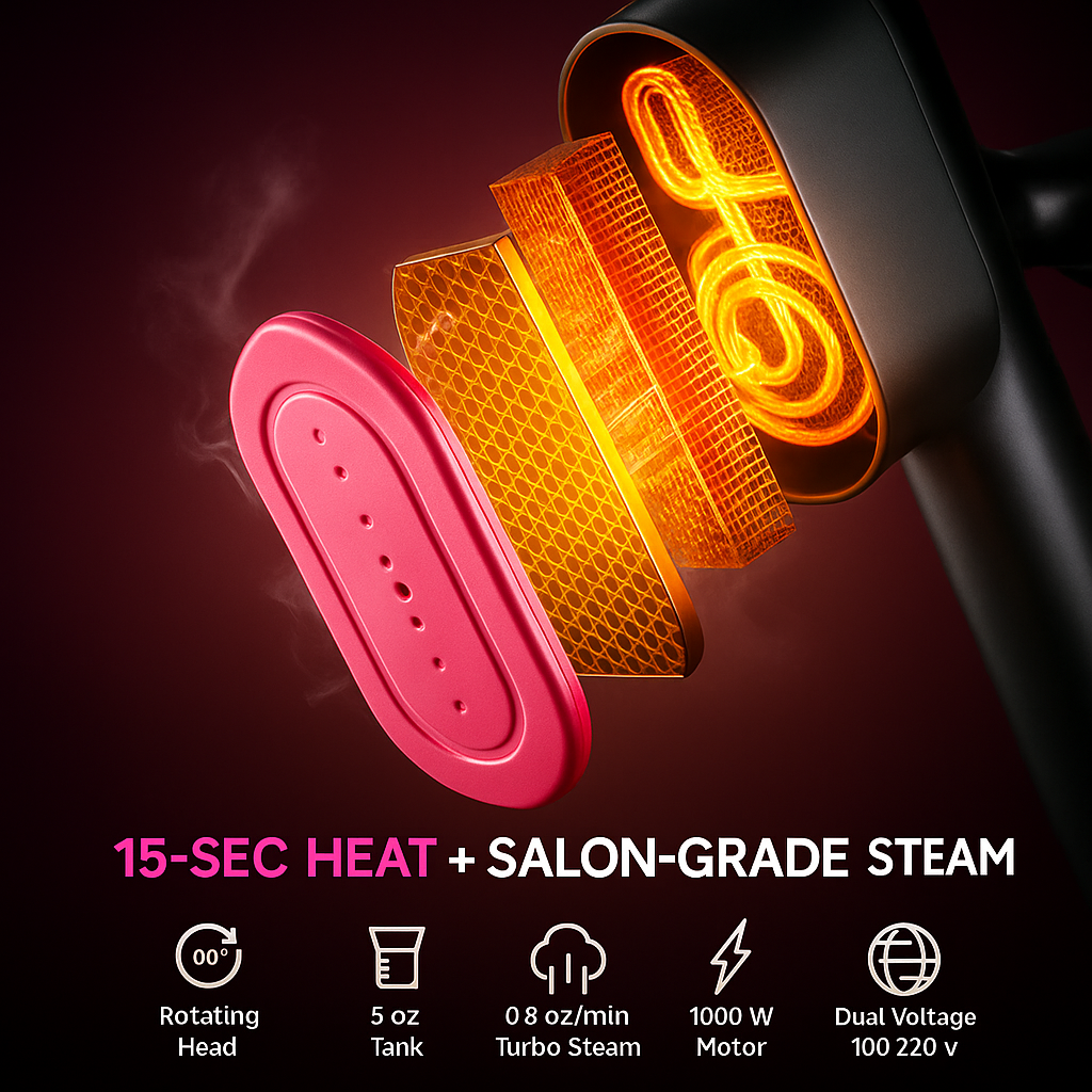 Portable 2-in-1 Steamer & Iron™