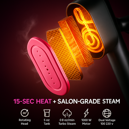 Portable 2-in-1 Steamer & Iron™