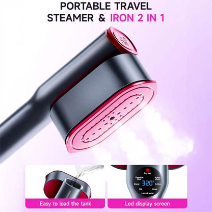 Portable 2-in-1 Steamer & Iron™